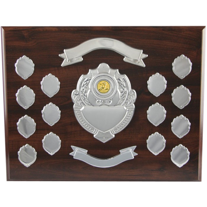 Football Annual 12"  Wooden Shield 
